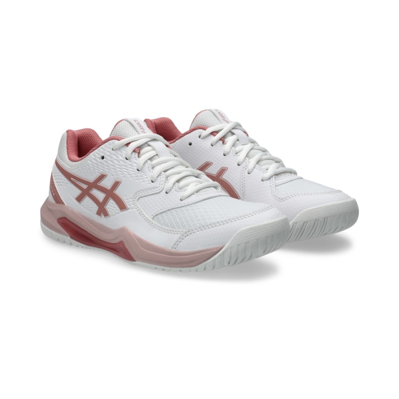 Giày Pickleball Tennis Asics Gel-Dedicate 8 Nữ - Trắng Hồng
