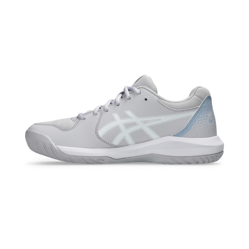 Giày Pickleball Tennis Asics Gel-Dedicate 8 Nữ - Xám Trắng