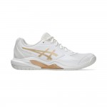 Giày Pickleball Tennis Asics Gel-Dedicate 9 Nữ - Trắng Gold