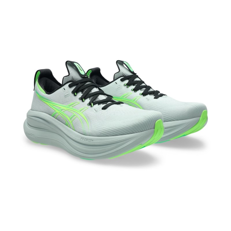 Giày Asics Gel-Nimbus 28 Nam - Xám Xanh