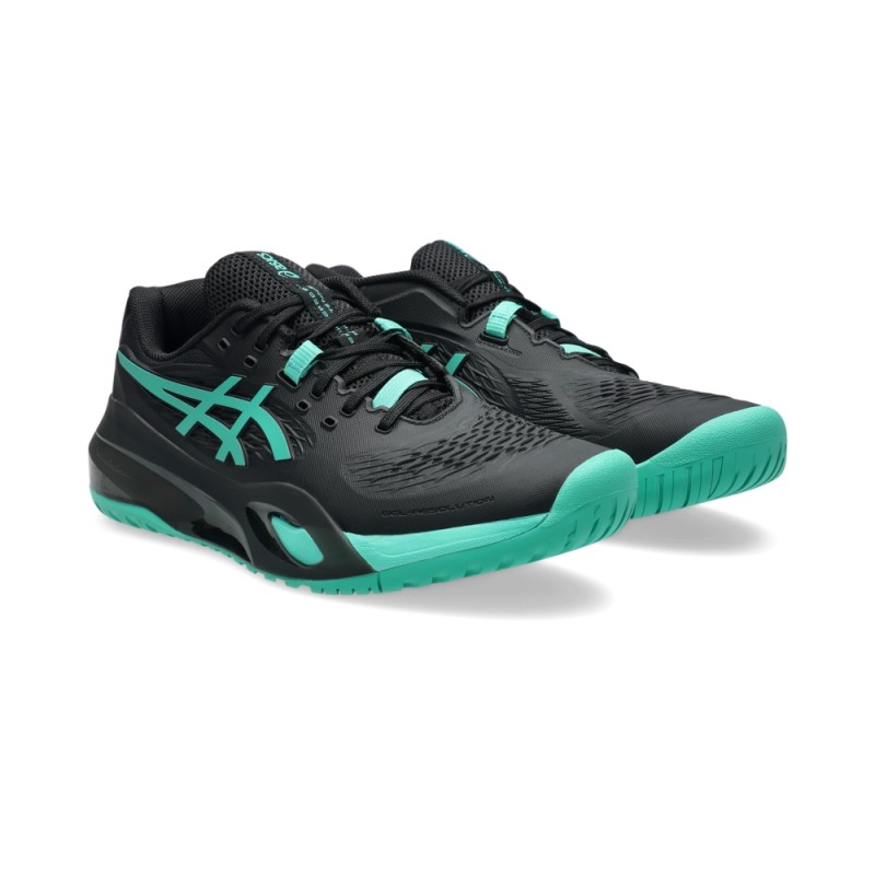 Giày Pickleball Tennis Asics GeL-Resolution X Nam - Đen Xanh