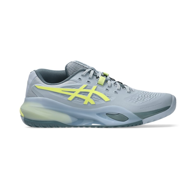 Giày Pickleball Tennis Asics GeL-Resolution X Nam - Xám Xanh