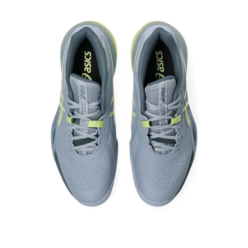 Giày Pickleball Tennis Asics GeL-Resolution X Nam - Xám Xanh