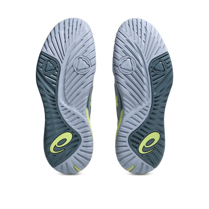 Giày Pickleball Tennis Asics GeL-Resolution X Nam - Xám Xanh