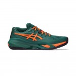 Giày Pickleball Tennis Asics GeL-Resolution X Padel Nam - Xanh Cam