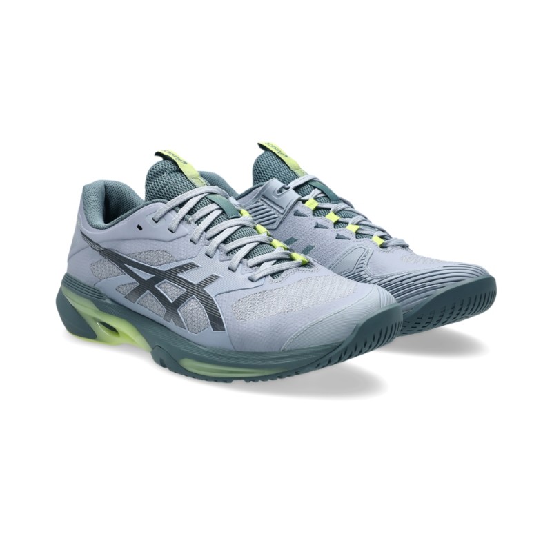 Giày Pickleball Tennis Asics Solution Speed FF 4 Nam - Xanh Xám