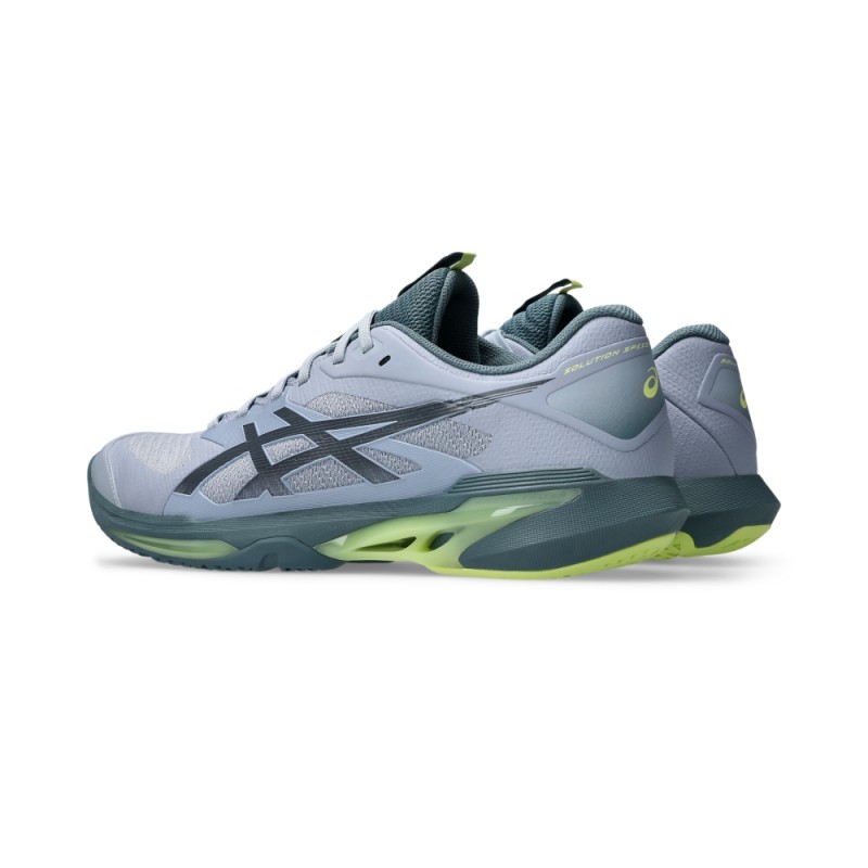 Giày Pickleball Tennis Asics Solution Speed FF 4 Nam - Xanh Xám