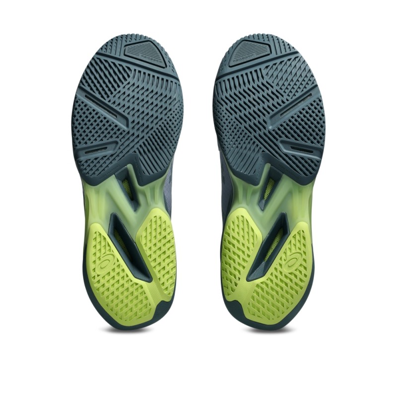 Giày Pickleball Tennis Asics Solution Speed FF 4 Nam - Xanh Xám