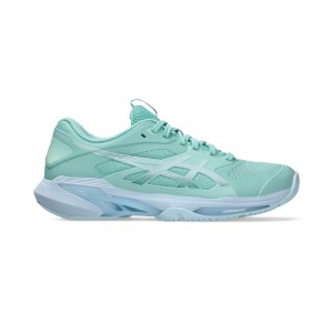 Giày Pickleball Tennis Asics Solution Speed FF 4 Nữ - Xanh