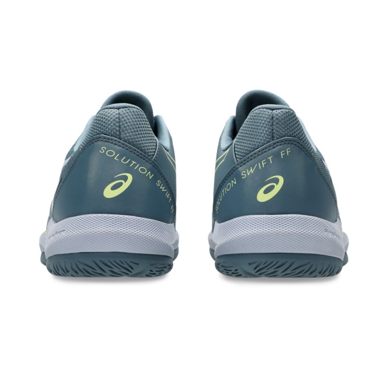 Giày Pickleball Tennis Asics Solution Swift FF 2 Nam - Xanh Xám