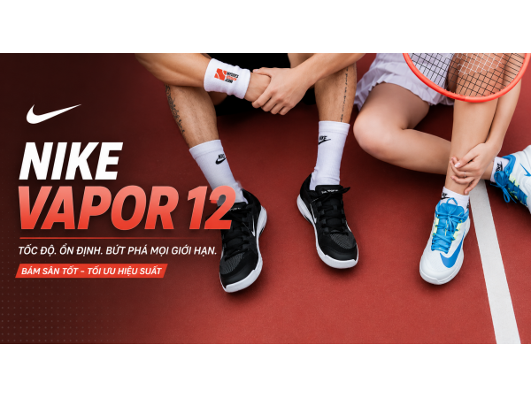 Vapor 12 – Siêu Phẩm Tennis Khiến Bạn Muốn Lên Sân Ngay Lập Tức!