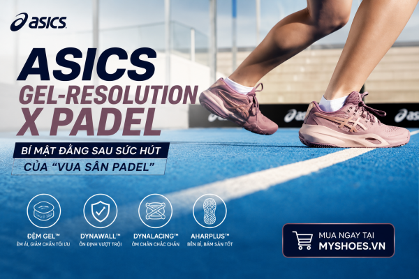 Bí mật đằng sau sức hút của Asics GEL-Resolution X Padel