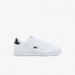 Giày Lacoste Carnaby Cup Leather Nam - Trắng Đen