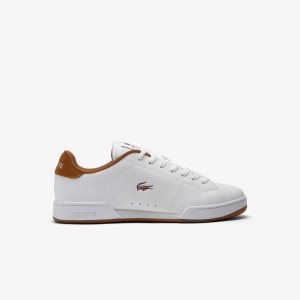 Giày Lacoste Carnaby Cup Leather Nam - Trắng Nâu