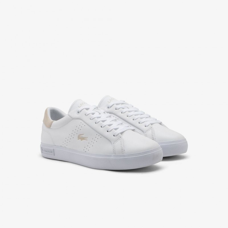 Giày Lacoste PowerCourt 2.0 Nữ - Trắng