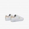 Giày Lacoste PowerCourt Leather Nữ - Trắng Gold