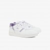 Giày Lacoste T-Clip Leather Nữ - Trắng Tím