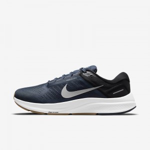 Giày Nike Air Zoom Structure 24 Nam -  Xanh Xám