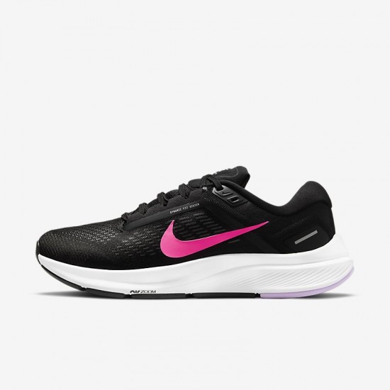 Giày Nike Air Zoom Structure 24 Nữ - Đen Hồng Giày Nike Air Zoom Structure 24 Nữ - Đen Hồng