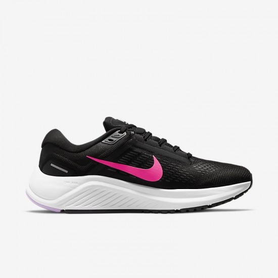 Giày Nike Air Zoom Structure 24 Nữ - Đen Hồng Giày Nike Air Zoom Structure 24 Nữ - Đen Hồng