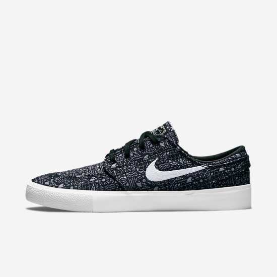 Giày Nike SB Zoom Stefan Janoski Premium Nam - Đen trắng Giày Nike SB Zoom Stefan Janoski Premium Nam - Đen trắng