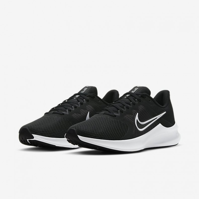 Giày Nike Downshifter 11 Nữ- Đen Trắng