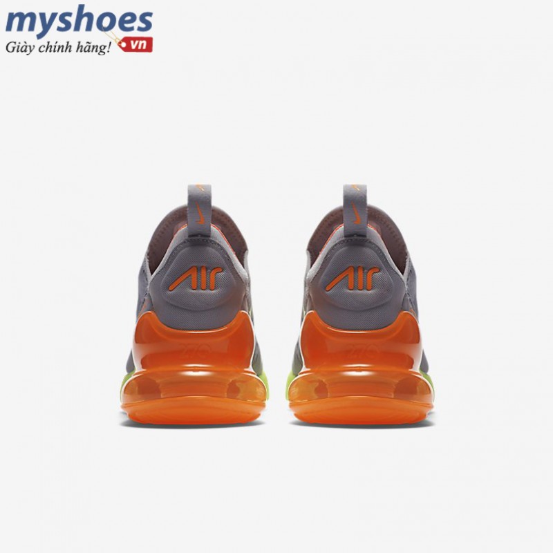 Giày Nike Air Max 270 Nam - Xám Cam