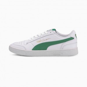 Giày Puma Ralph Sampson Lo Nam Trắng Xanh 