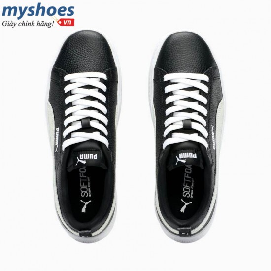 Giày Puma Smash Platform L Nữ Đen Trắng Giày Puma Smash Platform L Nữ Đen Trắng