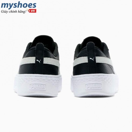 Giày Puma Smash Platform L Nữ Đen Trắng Giày Puma Smash Platform L Nữ Đen Trắng
