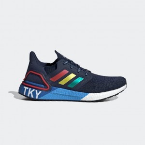Giày adidas Ultra Boost 20 Tokyo City Nam - Xanh Navy Đỏ