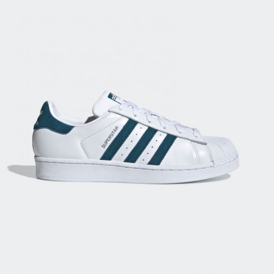 Giày adidas Superstar Nữ - Trắng xanh Giày adidas Superstar Nữ - Trắng xanh