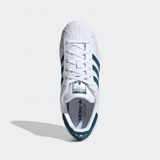 Giày adidas Superstar Nữ - Trắng xanh Giày adidas Superstar Nữ - Trắng xanh