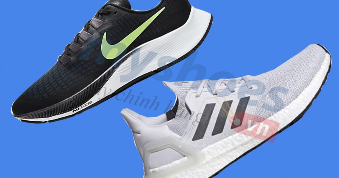 So sánh Adidas Ultraboost 20 và Nike Airzoom Pegasus 37