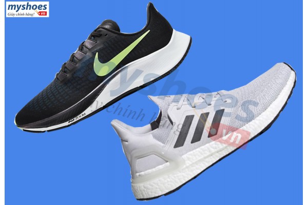 So sánh Adidas Ultraboost 20 và Nike Airzoom Pegasus 37