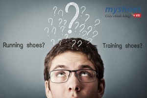 Sự khác biệt giữa giày chạy bộ (running shoes) và giày luyện tập (training shoes)?