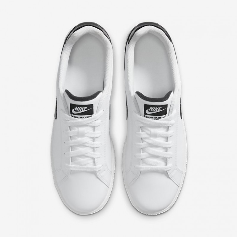 Giày Nike Court Majestic Leather Nam Trắng Đen 