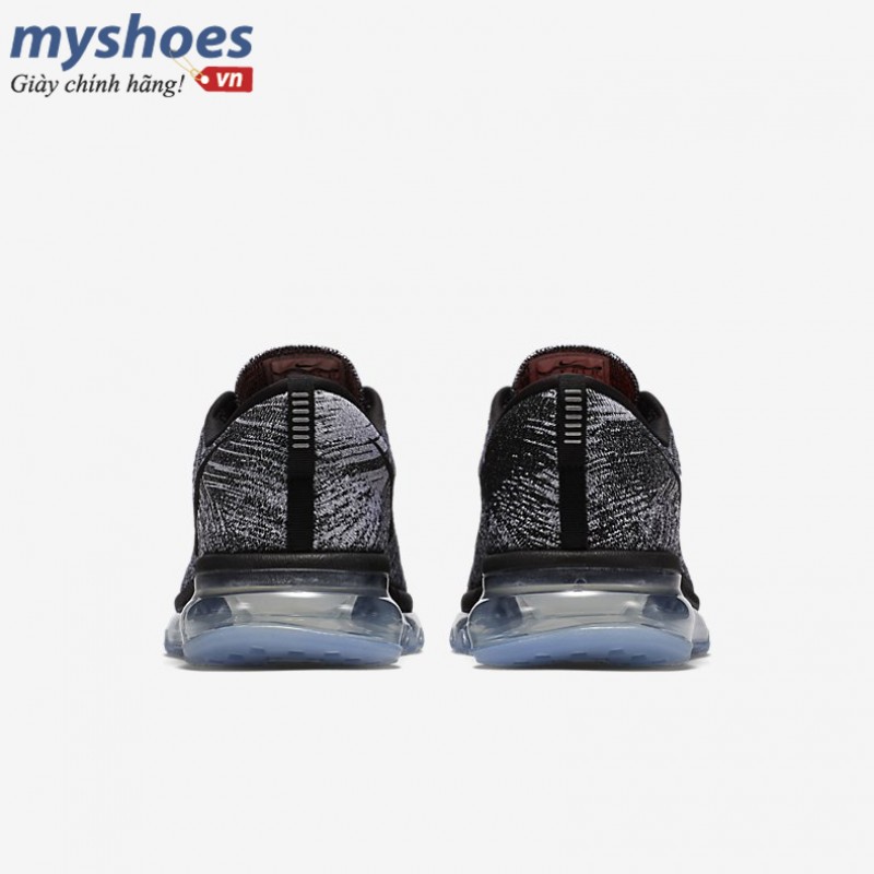 Giày Nike Flyknit Max Nam- Đen Xám 