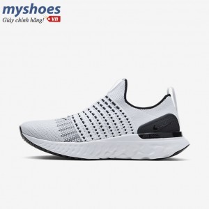 Giày Nike React Phantom Run FK 2 - Nam Trắng Đen 