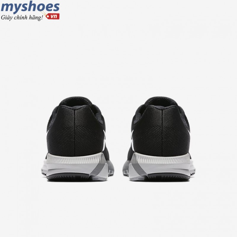 Giày Nike Air Zoom Structure 21 Nữ - Đen Trắng 