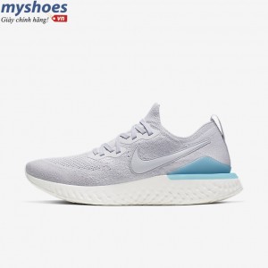 Giày Nike Epic React Flyknit 2 Nam - Xám Xanh