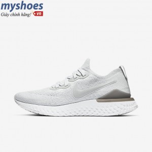 Giày Nike Epic React Flyknit 2 Nam - Xám 