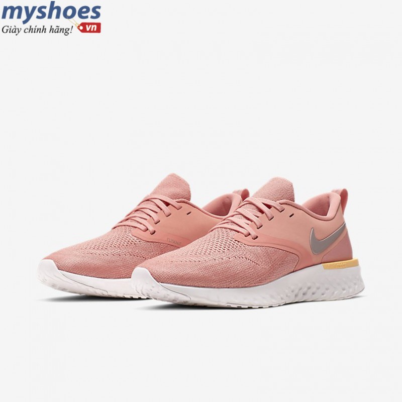 Giày Nike Odyssey React 2 Flyknit - Nữ Hồng