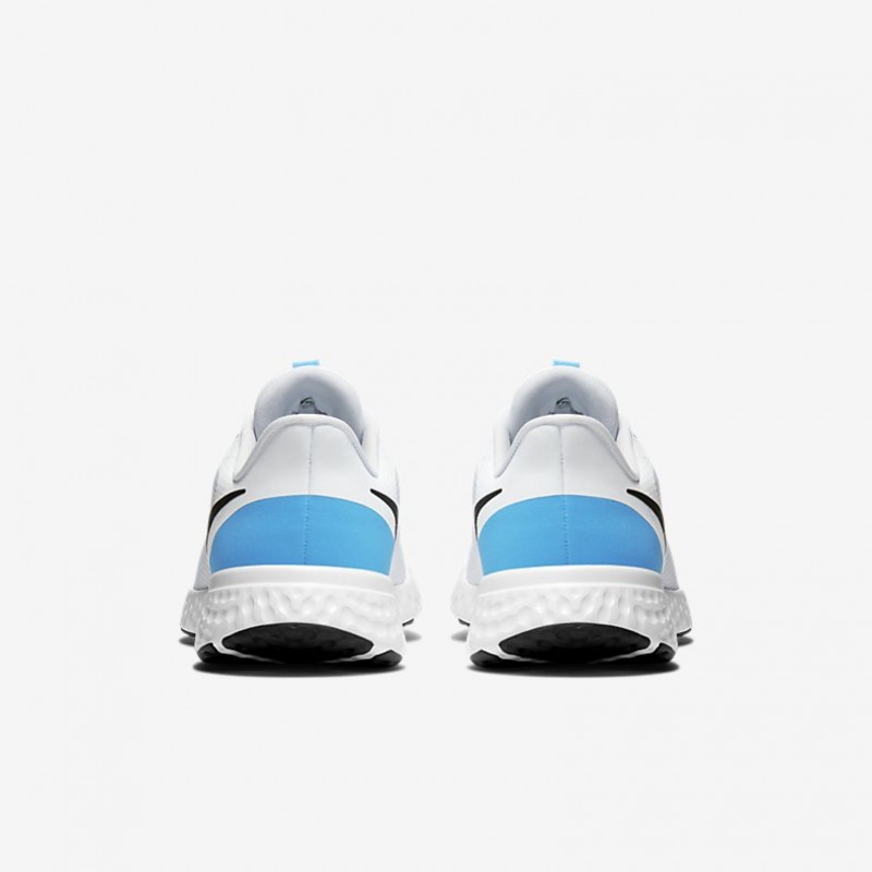 Giày Nike Revolution 5 Nam - Trắng Xanh 