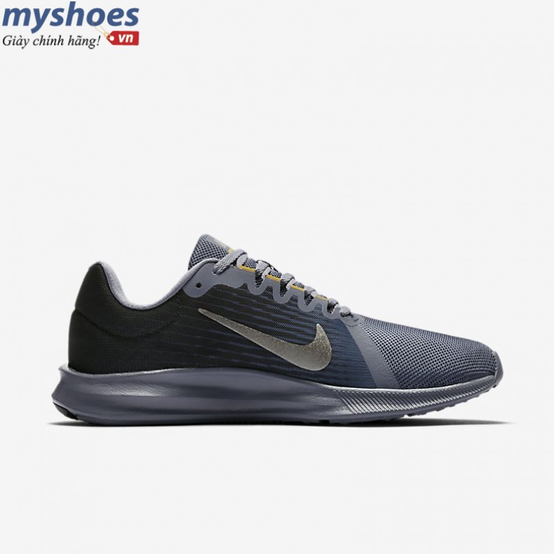 Giày Nike Downshifter 8 Nam - Xám Vàng