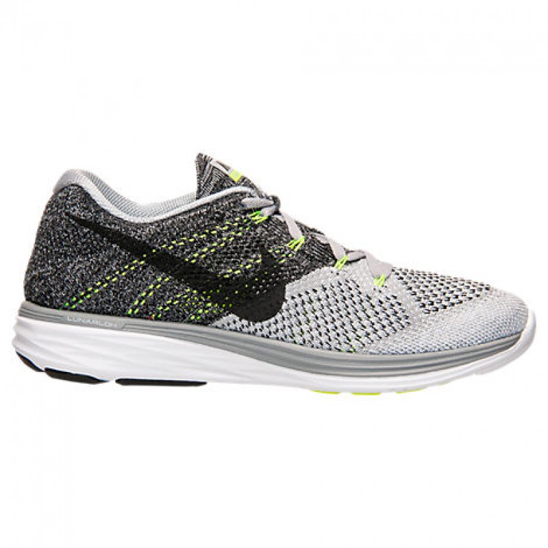 Giày Nike Flyknit Lunar 3 - (Xám Trắng)