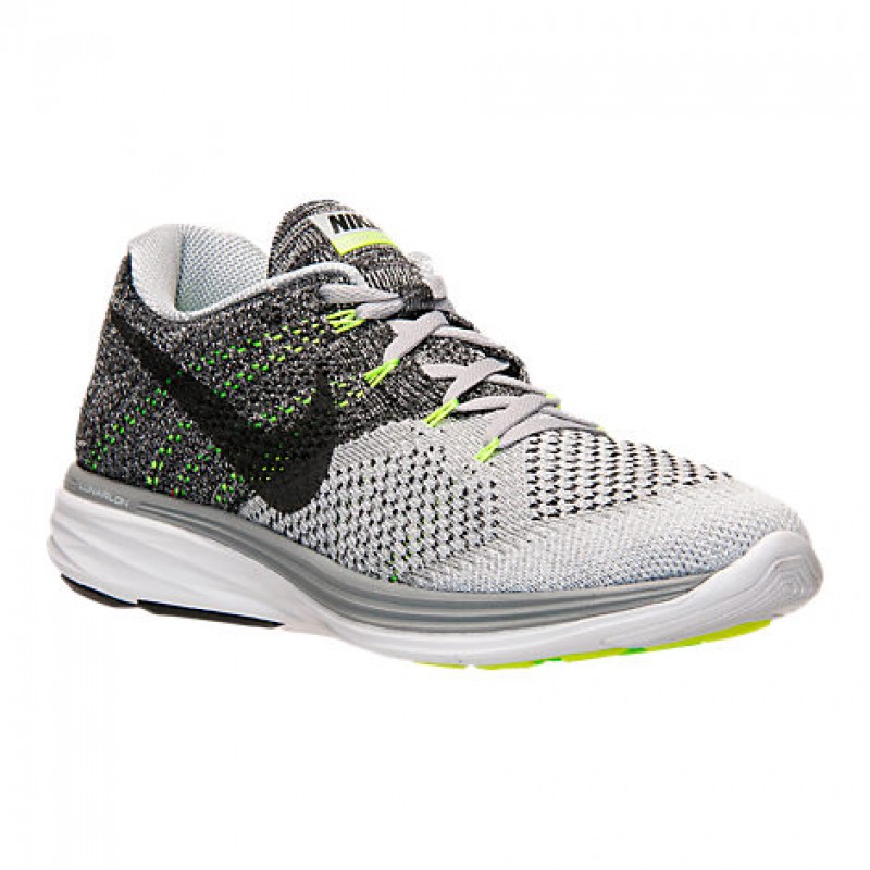 Giày Nike Flyknit Lunar 3 - (Xám Trắng)
