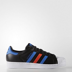 Giày adidas Superstar Nam - Đen Xanh