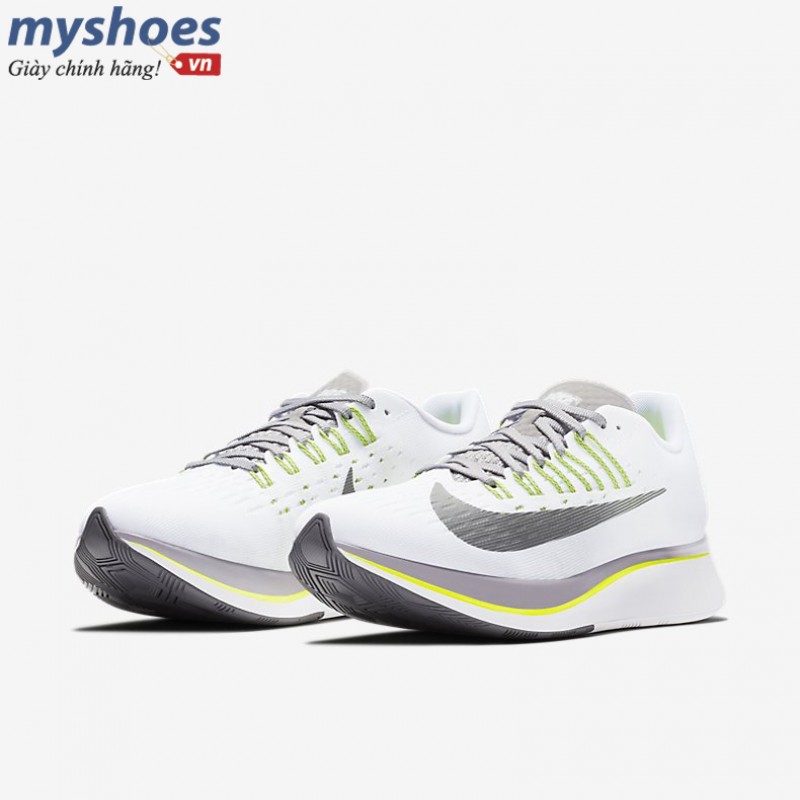 Giày Nike Air Zoom Fly Nữ - Trắng Xanh