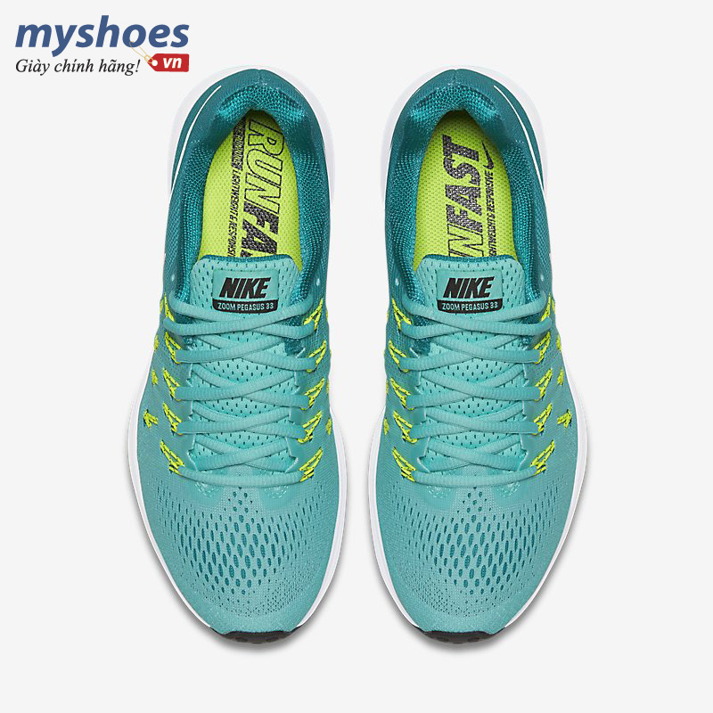 Giày Nike Air Zoom Pegasus 33 Nữ - Xanh lá